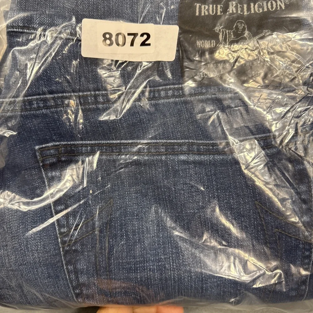 True Religion‎ Mick MENS 40 X 30 DARK BLUE WASH SLOUGHLY SKINNY JEANS